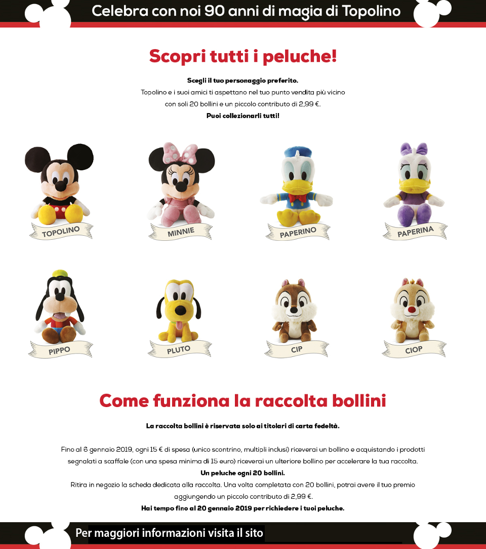 pupazzo topolino gigante